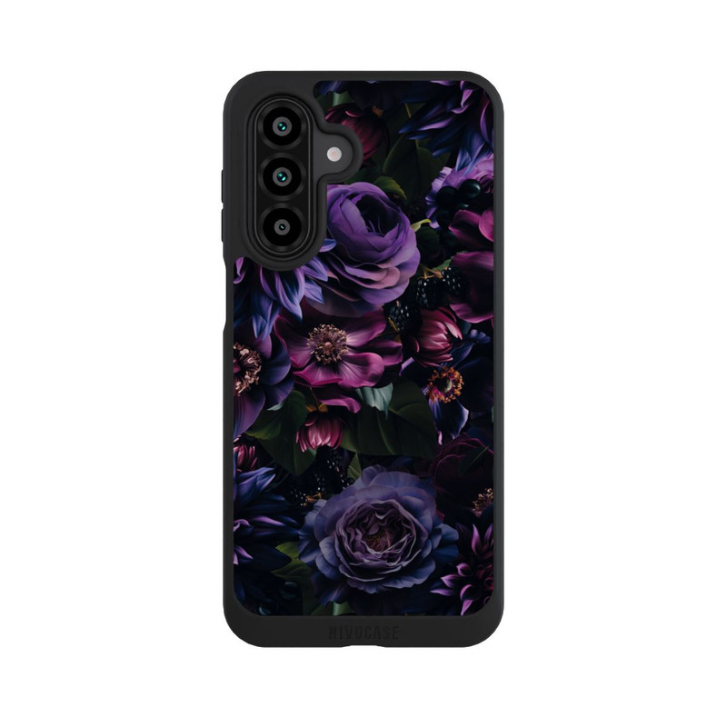 Galaxy A18 5G NIVOpure Dark Purple Flowers