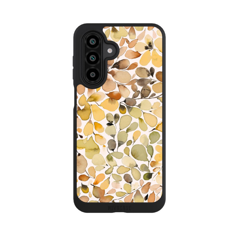Galaxy A18 5G NIVOpure Eukalyptus Aquarellblätter Braun Herbst