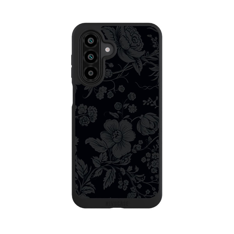 Galaxy A18 5G NIVOpure Dunkle Blumen Vintageoptik