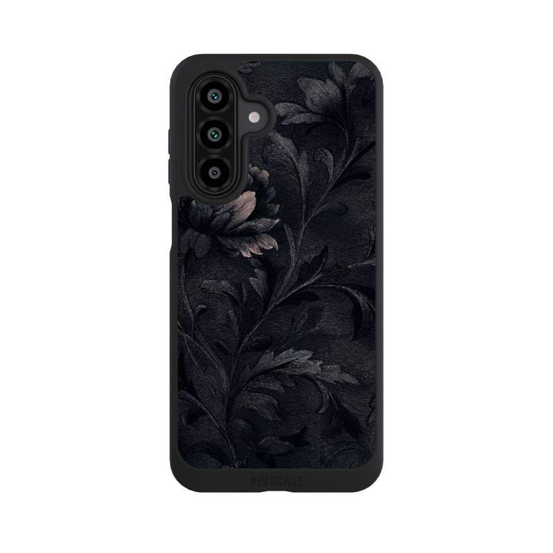 Galaxy A18 5G NIVOpure Dunkles Blumenmuster Vintage
