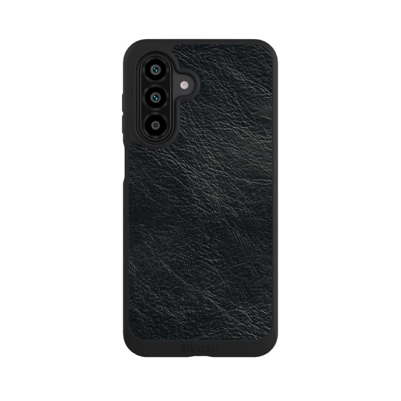 Galaxy A18 5G NIVOpure Schwarzer Lederlook Hintergrund