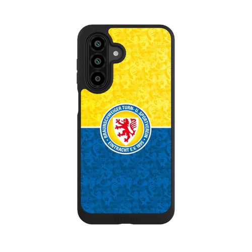 Samsung Galaxy A18 5G NIVOpure Eintracht Braunschweig Löwenmuster Gelb-Blau