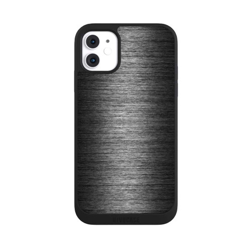 Apple iPhone 11 NIVOpure Metal Look Anthracite