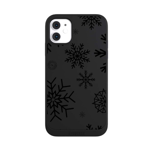 Apple iPhone 11 NIVOpure Flocons de Neige Bleus sans Fond