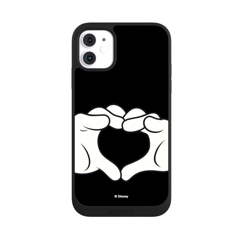 iPhone 11 NIVOpure Cœur Mains Mickey et Minnie