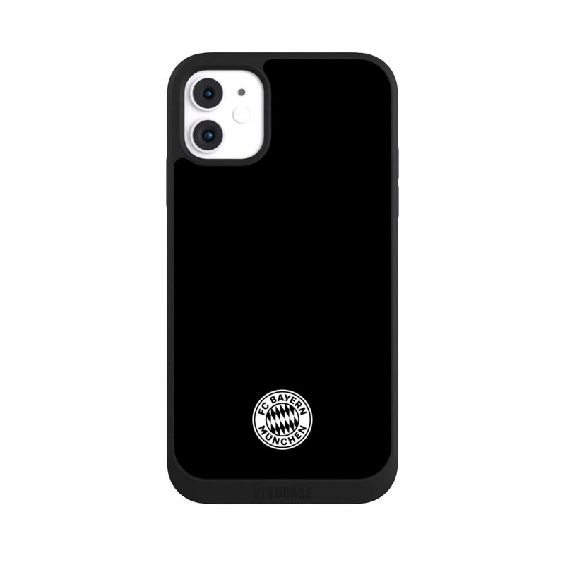 iPhone 11 NIVOpure Classic FCB Logo - white on black
