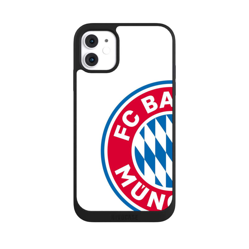 iPhone 11 NIVOpure Großes FCB Logo Weiß