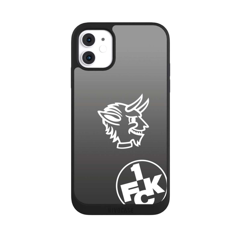 iPhone 11 NIVOpure Teufelskopf FCK auf Schwarz