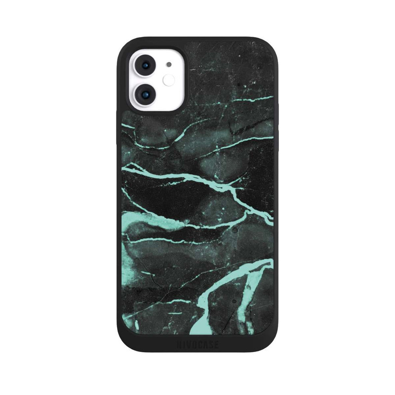 iPhone 11 NIVOpure Gray and Blue Marble