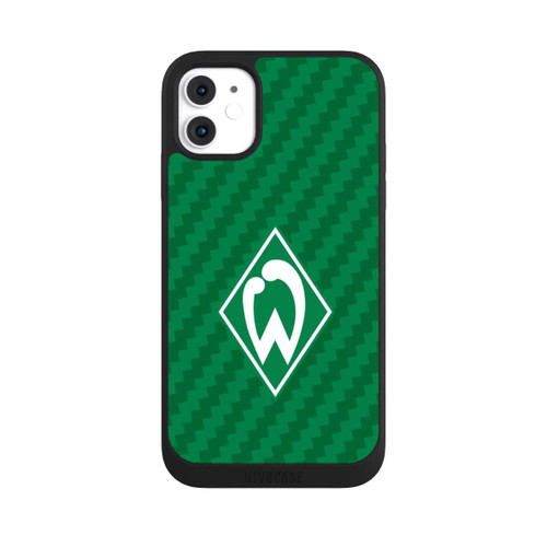 Apple iPhone 11 NIVOpure Carbonlook - Werder Bremen