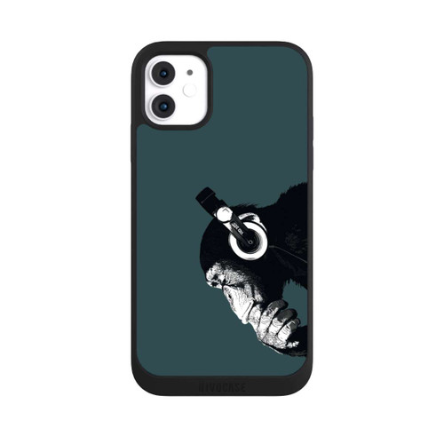 Apple iPhone 11 NIVOpure Denkender Affe Blau