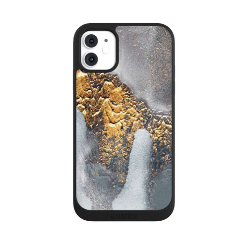 Apple iPhone 11 NIVOpure Beton-Gold-Glitzerlook