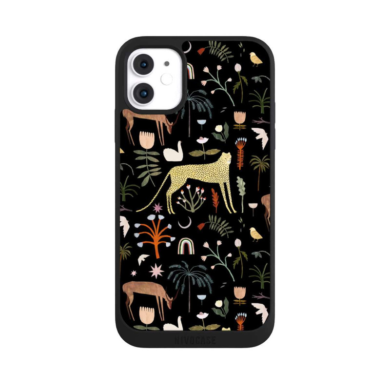 iPhone 11 NIVOpure Wilde Gartenbuchstaben von Léa Le Pivert