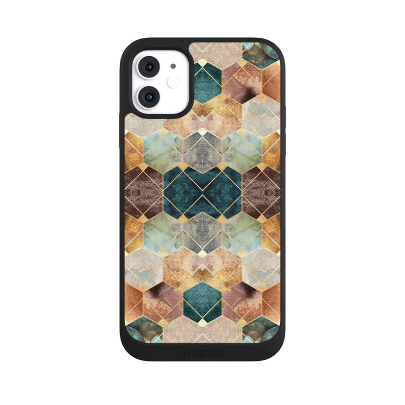 iPhone 11 NIVOpure Natural Hexagons And Diamonds