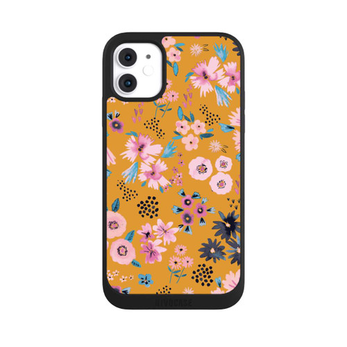 Apple iPhone 11 NIVOpure Petites Fleurs Jaune Moutarde