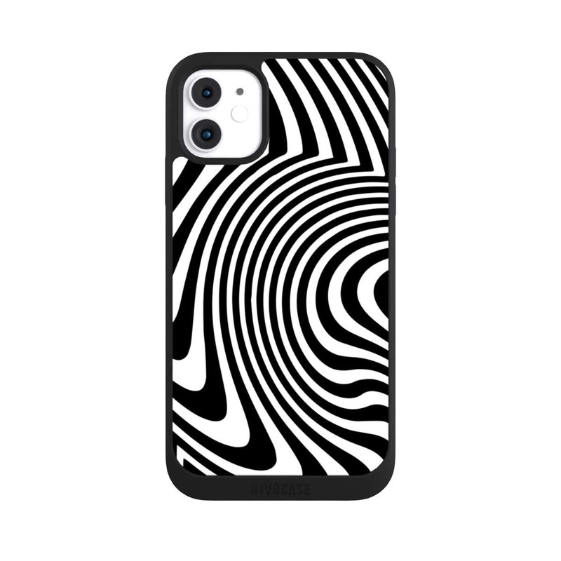 iPhone 11 NIVOpure Black and White Waves