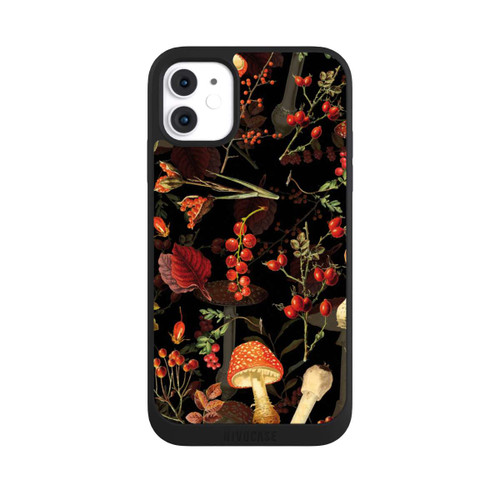 Apple iPhone 11 NIVOpure Mushroom Pattern Black