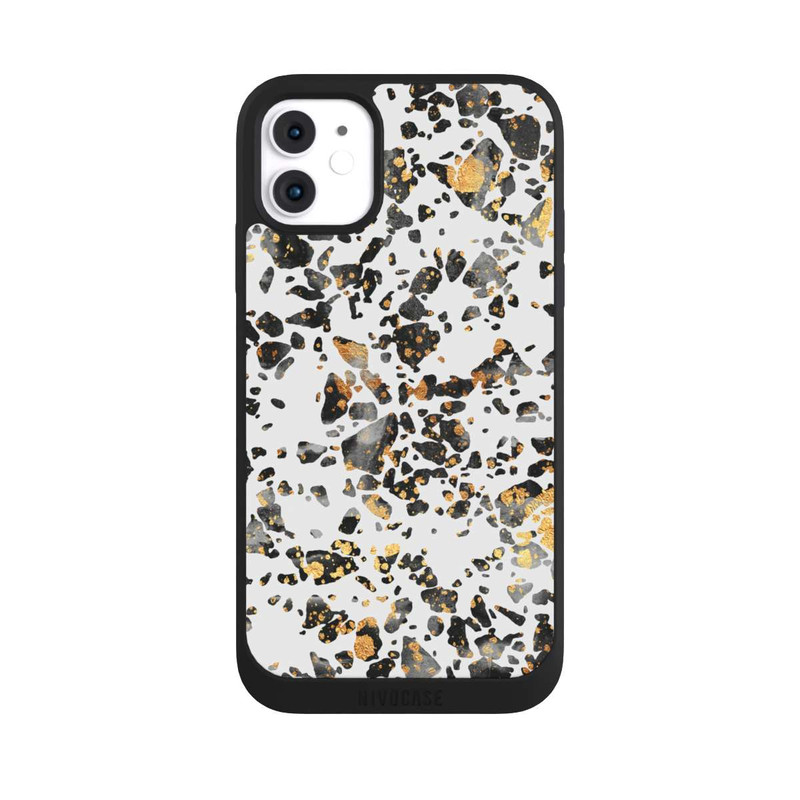 iPhone 11 NIVOpure Gold Speckled Terrazzo