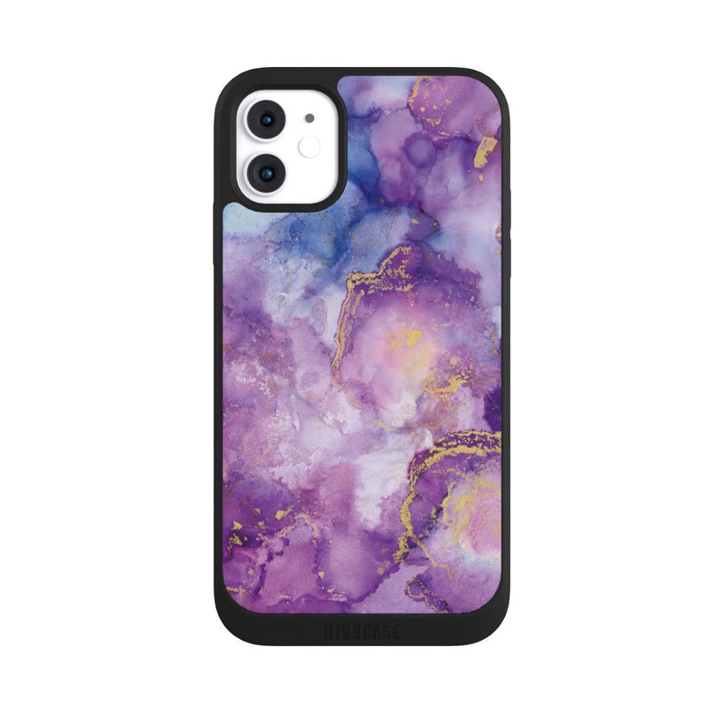 iPhone 11 NIVOpure Encre tourbillonnante violette