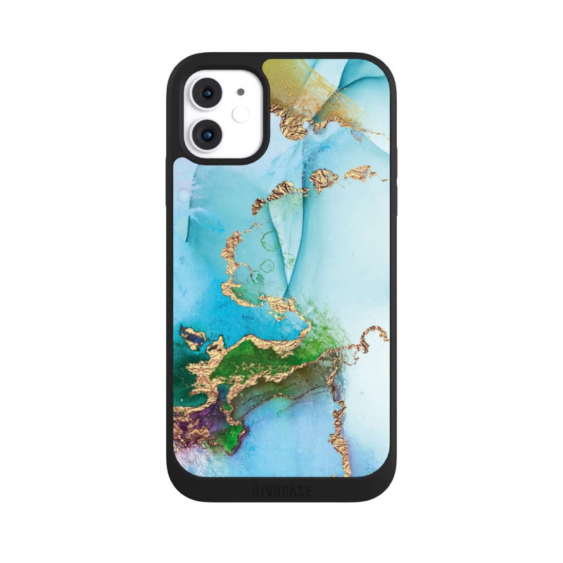 iPhone 11 NIVOpure Colourful Marble Glitterlook