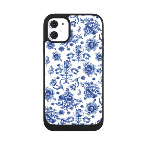 Apple iPhone 11 NIVOpure Blue Flower Pattern - Delft (NL)