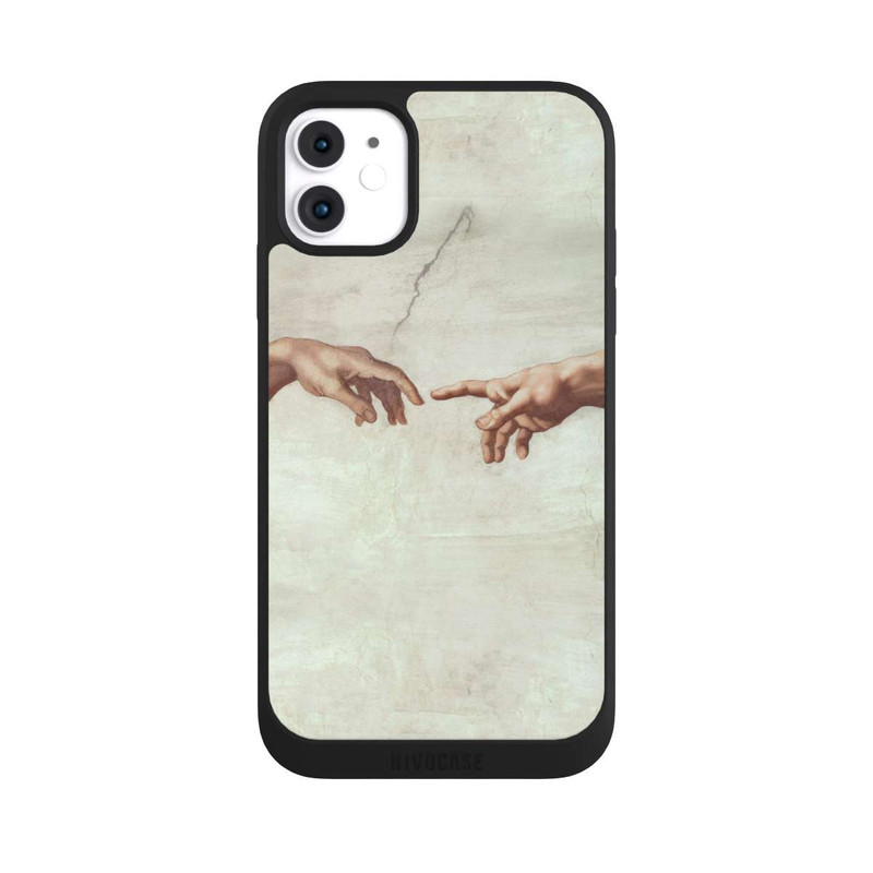 iPhone 11 NIVOpure Die Hände von Gott und Adam von Michelangelo Buonarroti