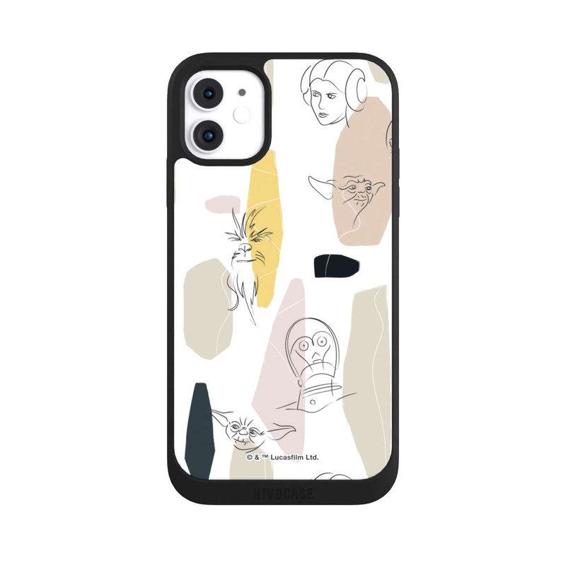iPhone 11 NIVOpure Helle Seite Line Art