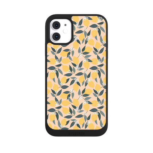 Apple iPhone 11 NIVOpure Rosa Zitronen-Muster