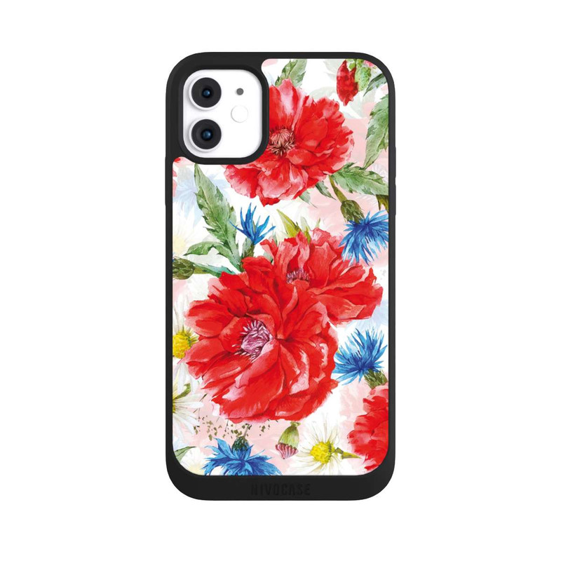 iPhone 11 NIVOpure Sommerwiese Kornblumen Mohn
