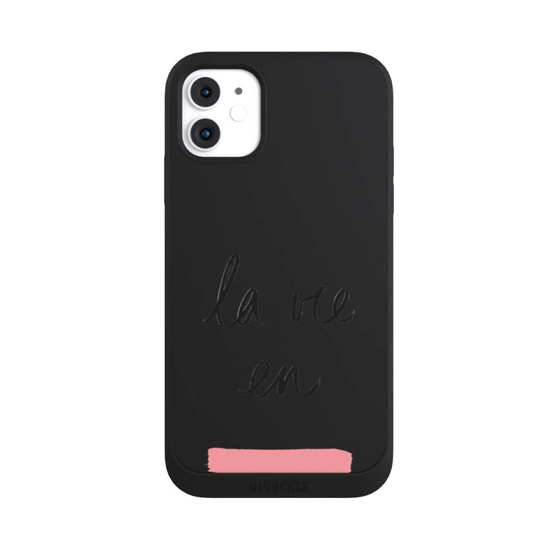 iPhone 11 NIVOpure La vie en Rose sans Fond
