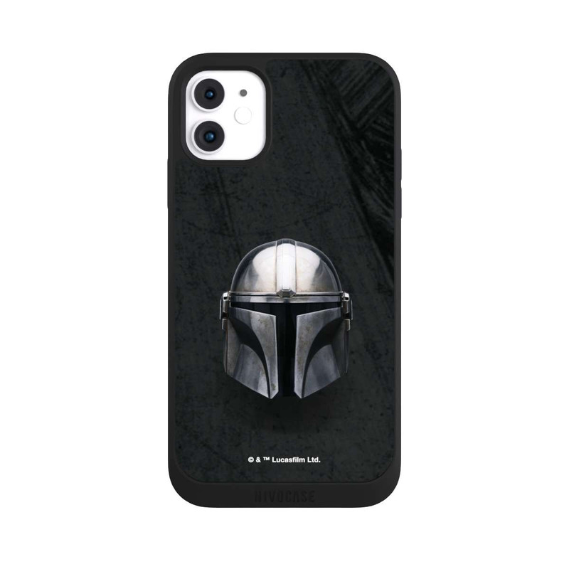iPhone 11 NIVOpure Casque Mandalorien Noir