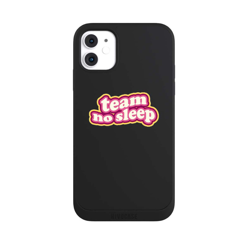 iPhone 11 NIVOpure Team No Sleep 70s Transparent