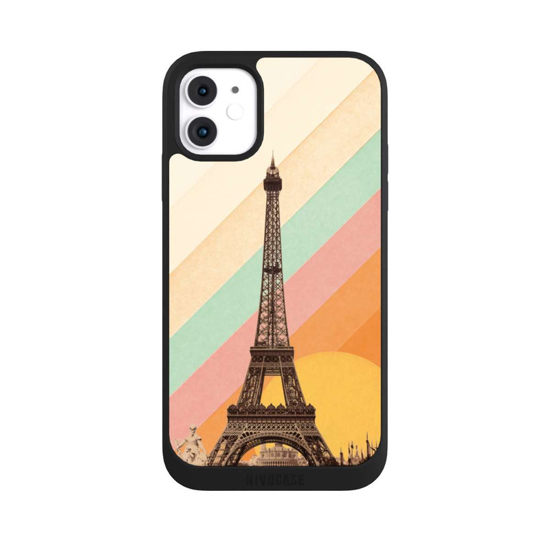 iPhone 11 NIVOpure Tour Eiffel arc-en-ciel