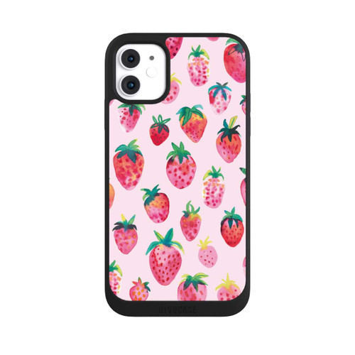 Apple iPhone 11 NIVOpure Fraises aquarelles