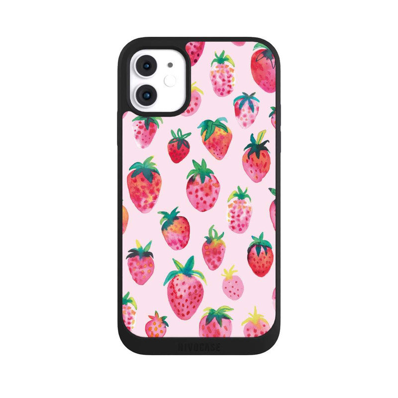 iPhone 11 NIVOpure Fraises aquarelles