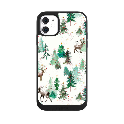 Apple iPhone 11 NIVOpure Cerfs et arbres de Noël d'hiver
