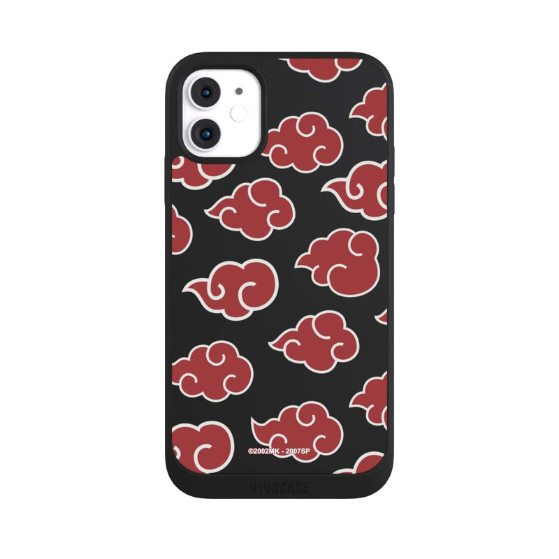 iPhone 11 NIVOpure Akatsuki Pattern Transparent