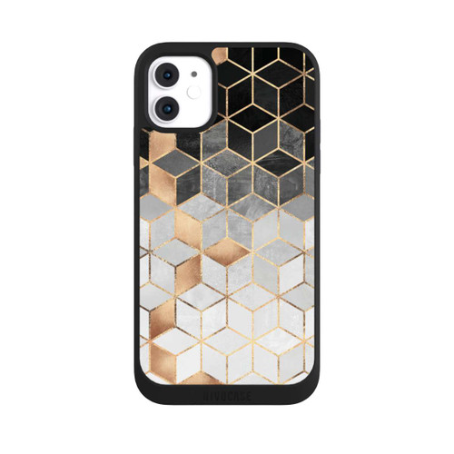 Apple iPhone 11 NIVOpure Würfel dunkel und gold