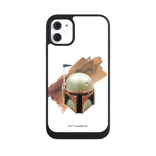 Apple iPhone 11 NIVOpure Casque Boba Fett Blanc