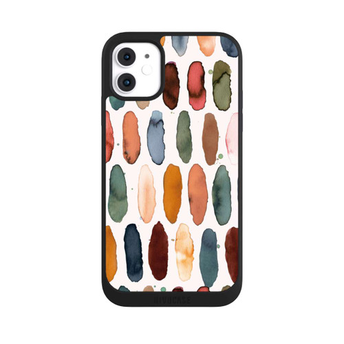 Apple iPhone 11 NIVOpure Aquarellstriche aus mineralischem Terrakotta