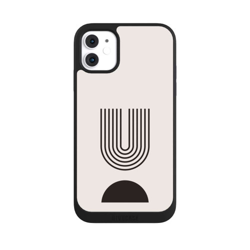 Apple iPhone 11 NIVOpure Moderne Kunst Schwarze Linien