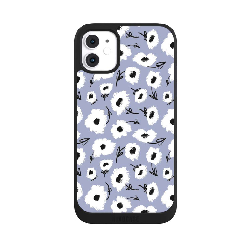 iPhone 11 NIVOpure Pattern Fleurs Lilas