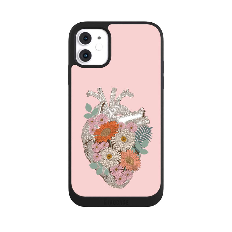 iPhone 11 NIVOpure Florales Vintage-Herz