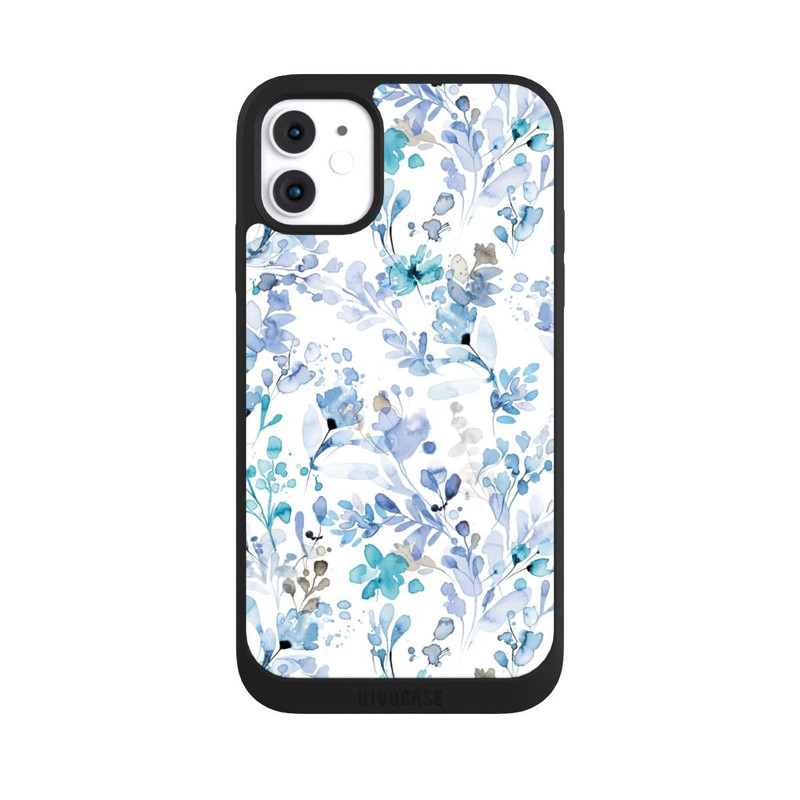 iPhone 11 NIVOpure Frühlingsunkraut blau