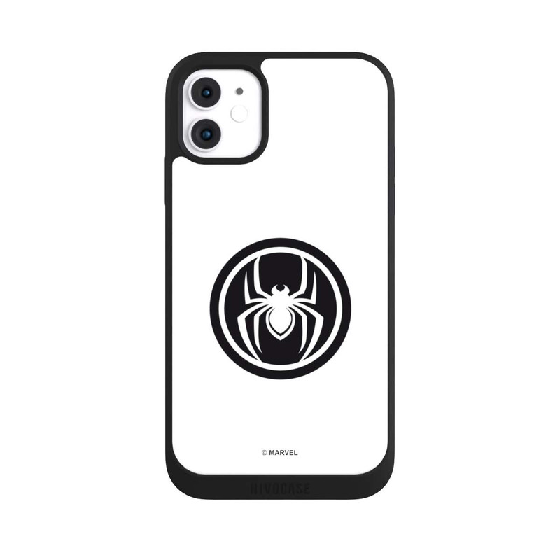 iPhone 11 NIVOpure Spider-Man Spider Logo White