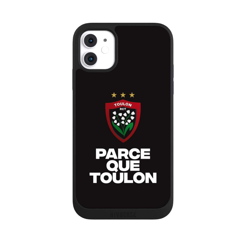 iPhone 11 NIVOpure Parce Que Toulon Noir
