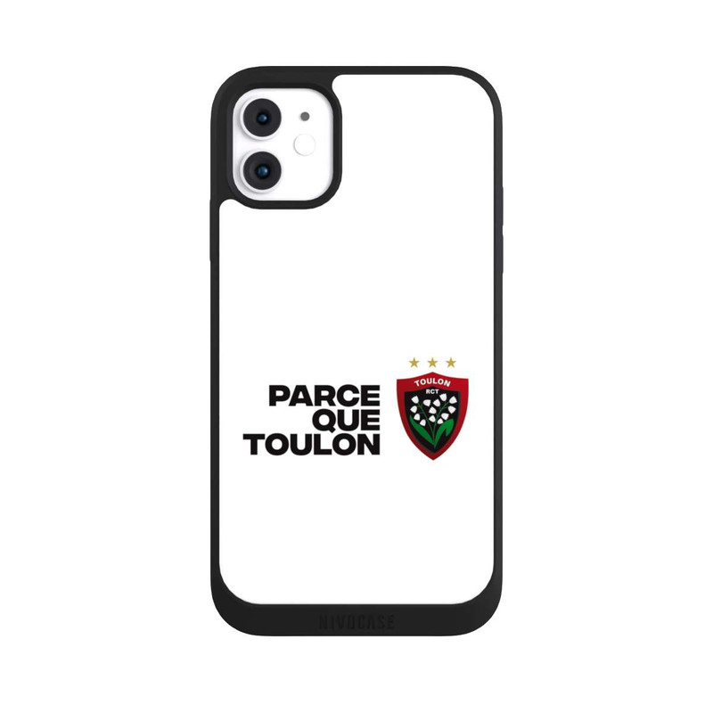 iPhone 11 NIVOpure RC Toulonnais PQT Blanc