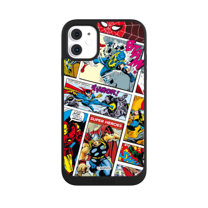 iPhone 11 NIVOpure Marvel Retro Comic Blue