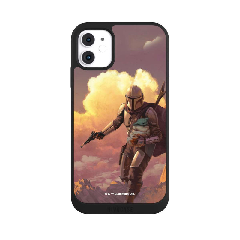 iPhone 11 NIVOpure Der Mandalorianer und Grogu Sonnenguntergang Wolken