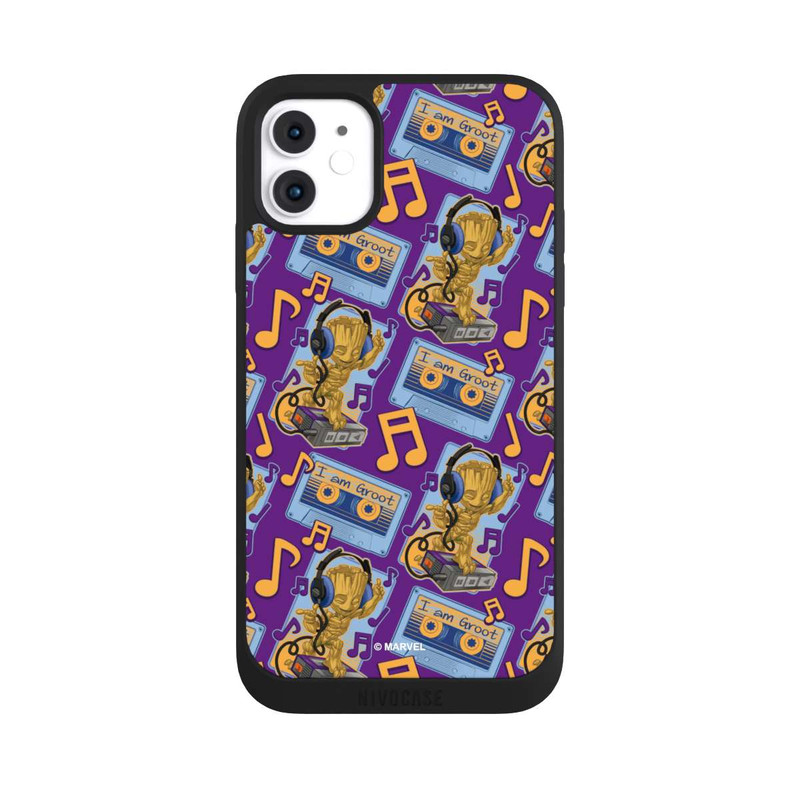 iPhone 11 NIVOpure Groot Comic Headphones Guardians of the Galaxy